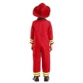 thumbnail image 4 of Juego de rol Costume Seasons Fireman, rojo, tallas 2T-4T para niños, 4 of 7