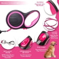 thumbnail image 3 of Retractable Dog Leash - Large Dog Leash Heavy Duty Dog Leash Retractable, 3 of 5