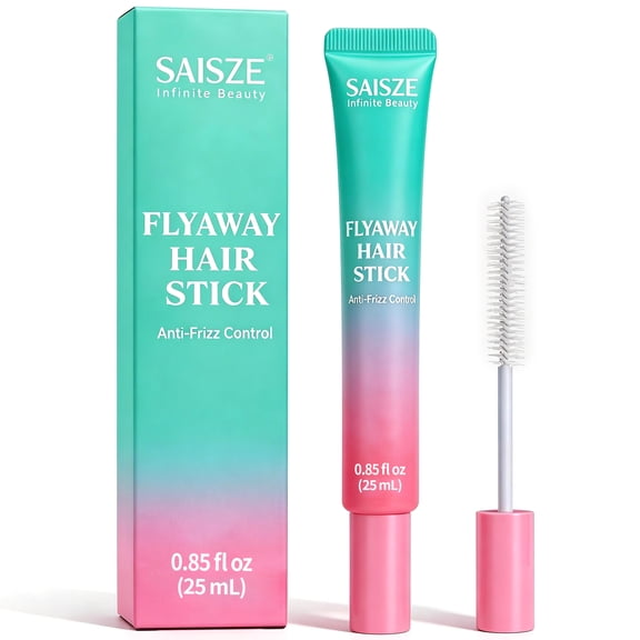 SAISZE Flyaway Hair Gel Stick, Anti-Frizz Hair Taming Gel for Flyaways & Baby Hairs, Non-Sticky Smoothing Finishing Gel, Tame Frizz & Add Shine, 0.85 fl oz (25 mL)