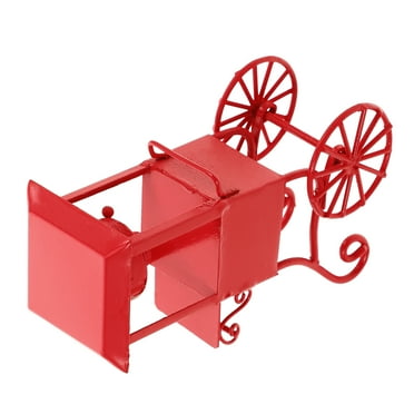 Mini Popcorn Machine Popcorn Maker Snack Cart Small Popcorn Machine Dollhouse Lollipops Popcorn Machine Red