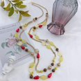 thumbnail image 5 of Bocar Long Necklaces for Women Trendy, Boho Layered Crystal Beaded Collar Necklaces for Women, Fashion Statement Necklaces Jewelry(NK-10084-yellow), 5 of 6