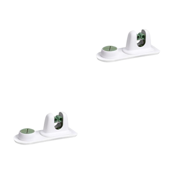 Injueey Mopas autoadhesivas sin perforación para montar en la pared, ganchos colgantes para tubos, estante de almacenamiento multiusos, Type1 NO1