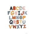 thumbnail image 3 of Thorns, Becky 11x14 Black Modern Framed Museum Art Print Titled - Colorful Alphabet Pastel, 3 of 5