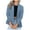 Light Blue, variant on Black and Friday Suit Jacket for Women Plus Size Fayshow0 Women'S Casual Blazer Jackets Suit Long Sleeve Open Front with Button Pockets for Business Office,Blue Xxl