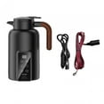 thumbnail image 1 of veasfak Car Heating Cup 1.3L Auto Heating Kettle for Milk Heated Brewing Coffee Black, 1 of 9