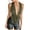 Army Green, variant on Women's Sexy Halter Going Out Top Open Back Deep V Neck Sleeveless Vest Tank Tops Party Clubwear