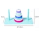 thumbnail image 4 of Torre de Anillos apilables Juguete Apilador clásico Juguete de manipulación para Reconocimiento de color Juguete de aprendizaje Bloques Sunnimix Juguetes de anillos apilables, 4 of 8