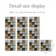XZNGL 10pcs 3D Stickers de Carreaux de Cristal DIY Autocollants Muraux Autocollant Imperméables – image 3 sur 9