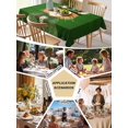 thumbnail image 5 of St. Patrick's Day Table Cloth, Waterproof Tablecloth for Rectangle Tables, Cute Kitten Cats Shamrock Leaf Wood Green Reusable Washable Fabric Table Cover for Restaurant Kitchen Dining Tables 60"x84", 5 of 9