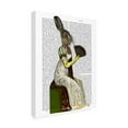 thumbnail image 2 of Trademark Fine Art 'Miss Hare' Canvas Art by Fab Funky, 2 of 3