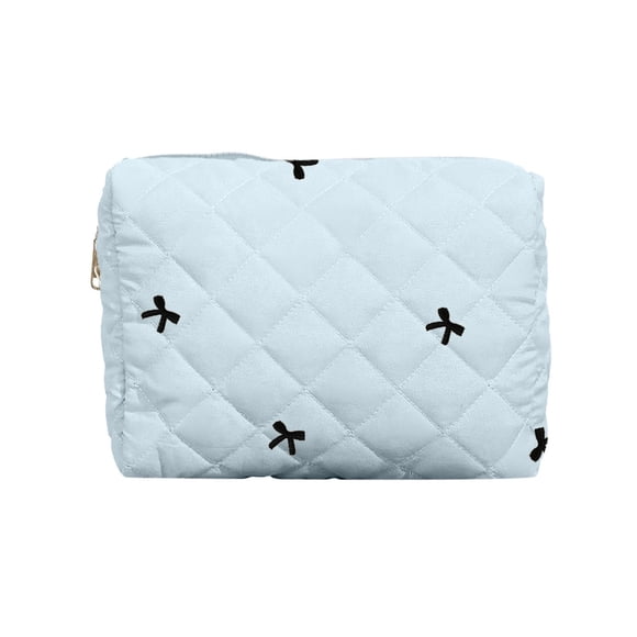 Pochette de Rangement pour Batterie d'Ordinateur Portable et Tablette avec Nœud Brodé Mignon pour Usage Domestique