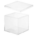 thumbnail image 1 of Uxcell Acrylic Box with Lid, Clear Acrylic Display Boxes Plastic Square Cube Containers Storage Organizer 4.72"x4.72"x4.72", 1 of 7