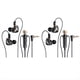 thumbnail image 2 of 2X Auriculares HiFi con Cable y Micrófono Auriculares Dinámicos con Cancelación de Ruido Auriculares Intrauditivos Auriculares con Graves para Deportes (Negro), 2 of 10