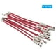 thumbnail image 3 of Cable de Llavero de Alambre de Acero Inoxidable de 3.5 Pulgadas, Rosa Roja, Paquete de 10, 3 of 6
