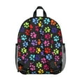 thumbnail image 3 of Bone and Floral Themed Dog Backpack, Compact School or Travel Bag for Pet Lovers, Cute and Functional, 3 of 6