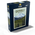 thumbnail image 2 of MyPuzzle - Denali National Park Alaska Art Deco Style Vintage Poster Illustration - Premium 500 Piece Jigsaw Puzzle for Adults, 2 of 6