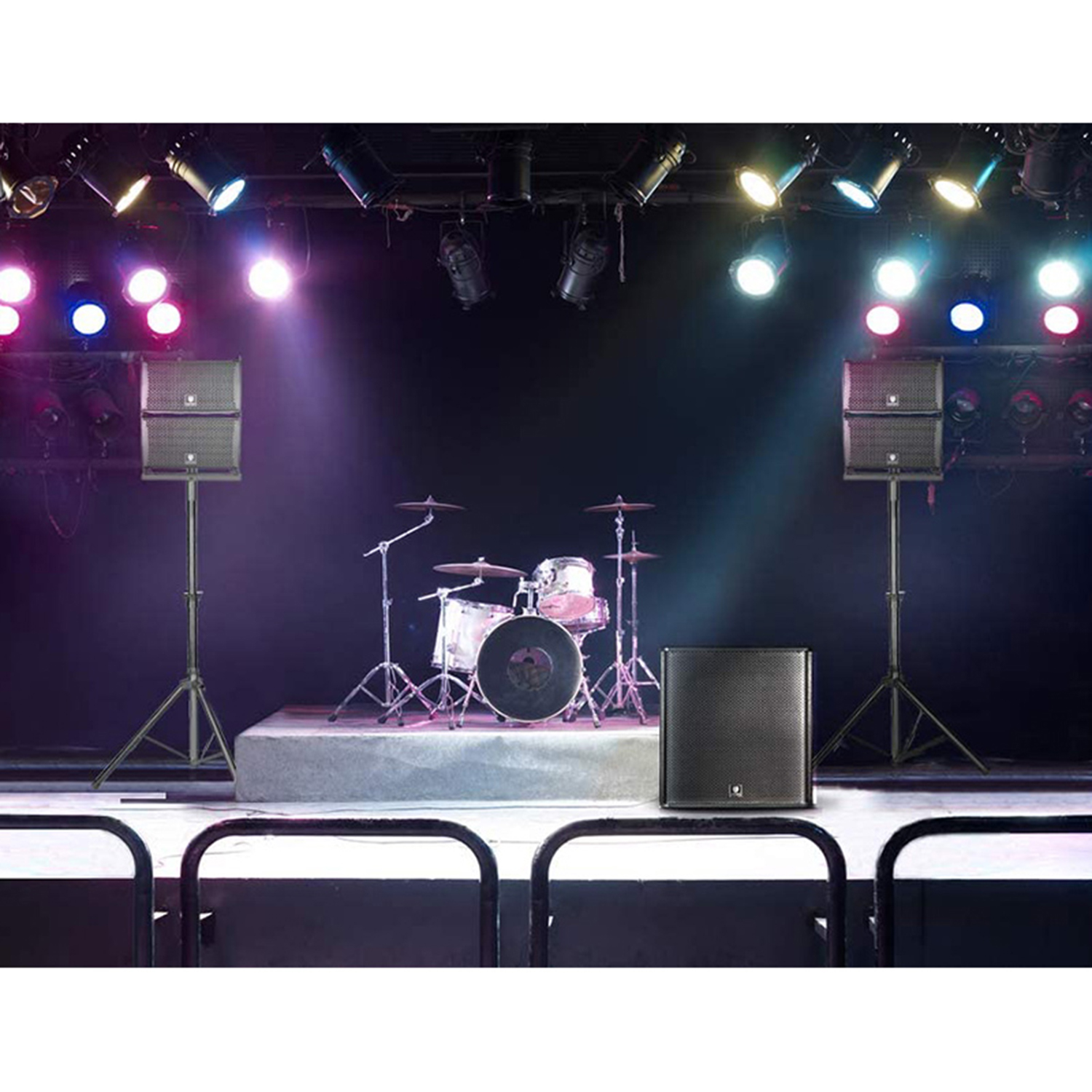 5000W P.M.P.O PRORECK CLUB 4000 18-inch 2.1 CHANNEL DJ/Powered PA Speaker System Combo Set 4x6.5-inch Line Array Speakers and 1x18 inch Subwoofers with Wireless/USB Drive Read/SD Card/Remote Control