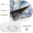 thumbnail image 6 of Blue Butterfly Farmhouse Area Rug 5x7 FT, Non Slip Bedroom Throw Carpet, Spring Pastoral Butterflies Washable Soft Floor Carpet Non-Shedding Rug for Dining Room Bedside Classroom Desk, 6 of 9