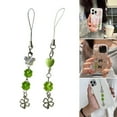thumbnail image 2 of SIEYIO Adorable Clovers Designs Phone Charm Adorable Good Luck Clovers Phone Charm Lightweight Bag Accessory Gift for Women, 2 of 11