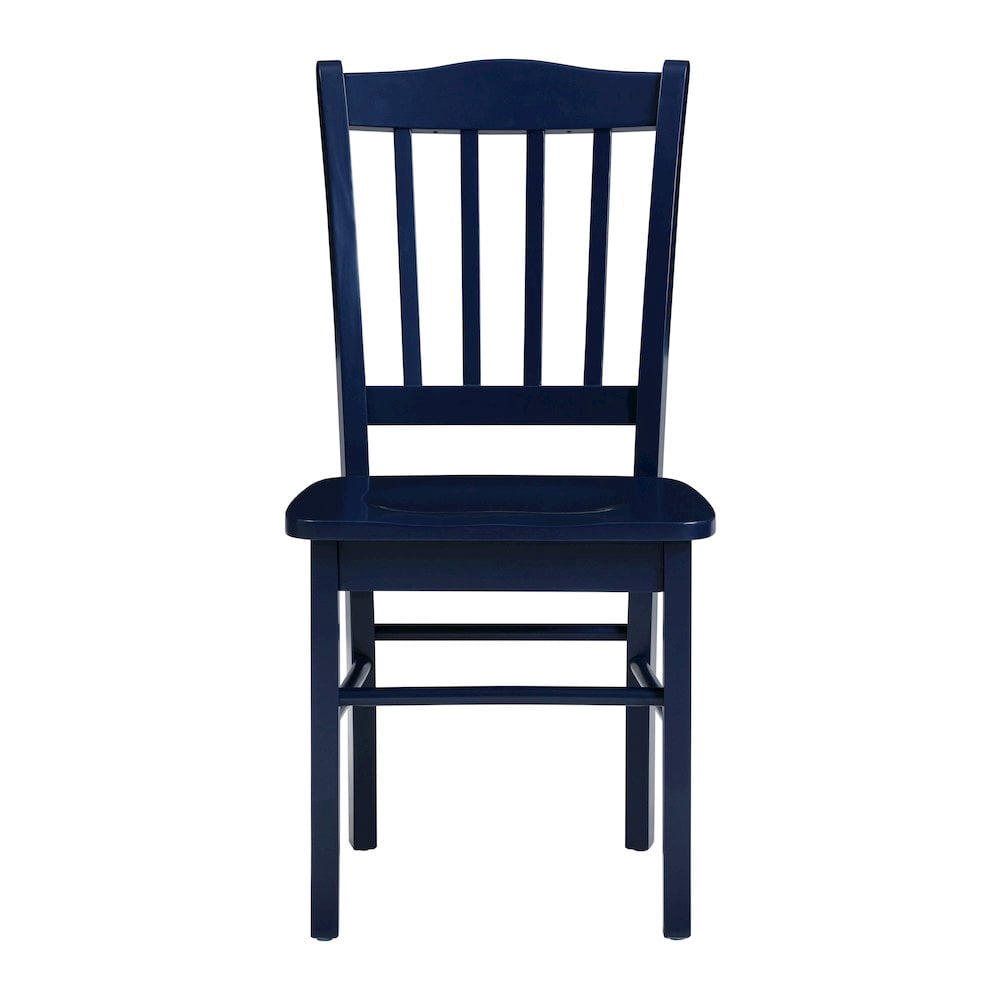 Boraam Shaker Dining Chairs, Set of 2 – Navy Blue Finish
