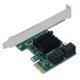 thumbnail image 3 of Puerto Pcie Sata 4 Adaptador de expansión PCI Express 1X a SATA3.0 de 4 puertos PCI-E X1/X4/X8/X16, 3 of 7