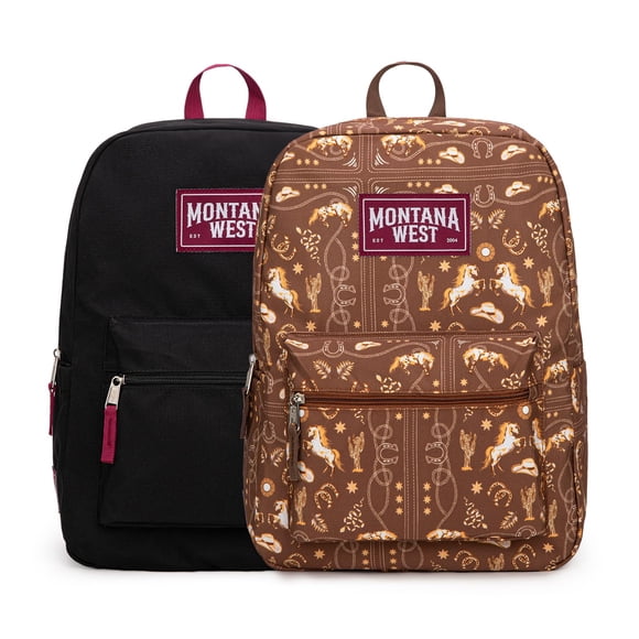Mochilas Montana West Ligeras para Universidad 2 PCS