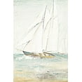 thumbnail image 2 of Pinto, Patricia 11x14 White Modern Wood Framed Museum Art Print Titled - Cape Cod Sailboat I, 2 of 4