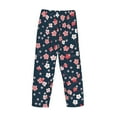 thumbnail image 5 of Goofa Cherry Blossoms Printed Soft Pajama Pants for Men, Wide Leg Comfy Casual Lounge Yoga Pants-X-Large, 5 of 9
