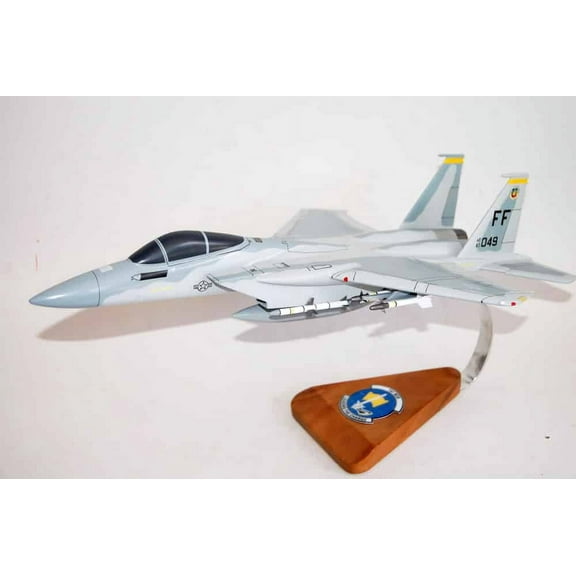 1st Maintenance Operations Squadron F-15C Model, 1/42nd (18") Scale, Mahogany, Fighter