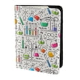 thumbnail image 2 of Rateoe Chemical Flasks And Test Tubes Pattern Passport Holder Wallet Leather Mulit-purpose Travel Wallet Credit Cards Case ,Passport Cover for Women Men-6.5 in, 2 of 5