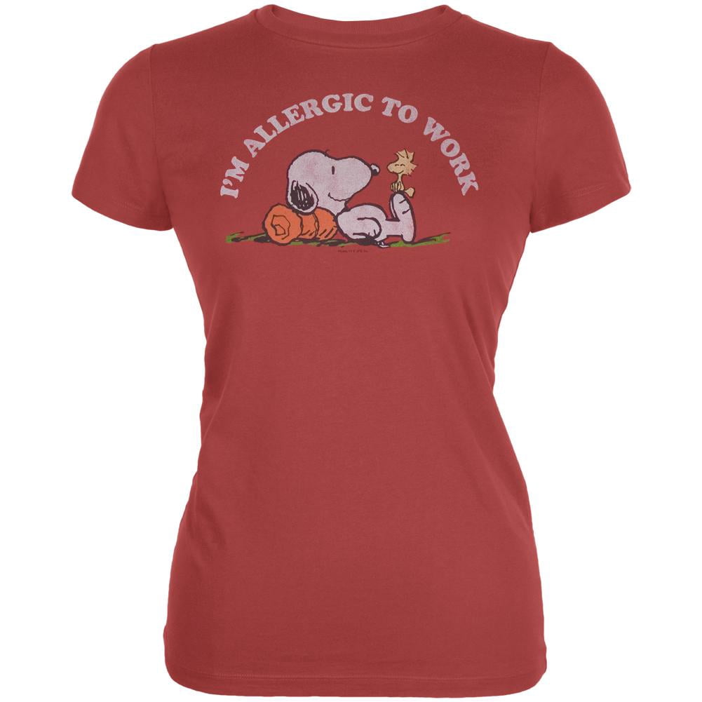 Peanuts - T-Shirt Juniors Allergies au Travail