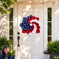 thumbnail image 4 of Dxssxc Patriotic Wreath, Independence Day Door Hanging with Stars, Red White and Blue Wall Decoration for 4th of July, Outdoor Courtyard or Indoor Festival Party Decor, 4 of 7