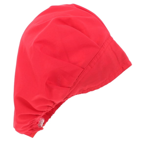 HONMEET Red Cotton Chef Hat Reusable Kitchen Cooking Cap for Men and Women 1 Pack