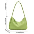 thumbnail image 5 of Bolsos de mujer Moda Casual Top-hand Bag Cuero de PU Ocio diario (Verde), 5 of 5