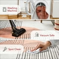 thumbnail image 2 of nuLOOM Martine Abstract Sun Machine Washable Area Rug, 10' x 13', Burnt Orange, 2 of 13