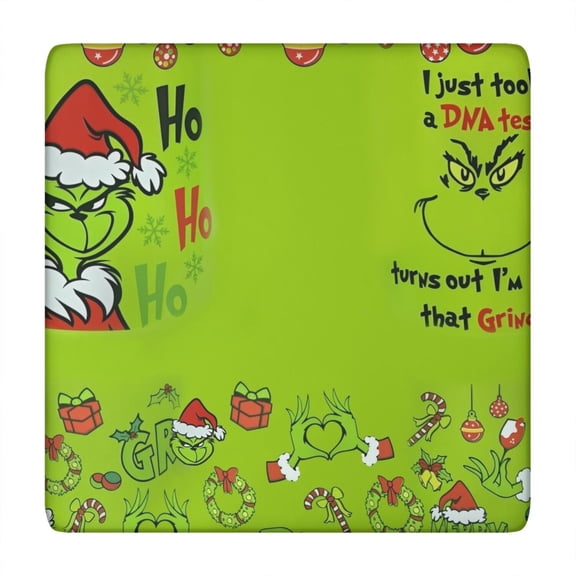 Square Tablecloth with Elastic Edges 34 * 34 Inch Waterproof Table Cover Washable Indoor and Outdoor for Party Kitchen Dinner Banquet Patio Picnic