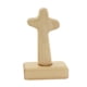 thumbnail image 1 of Cruz de altar de pie Pequeña de 5' Sunnimix madera decoración lisa, 1 of 6