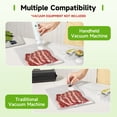 thumbnail image 7 of Vixino Vacuum Sealer Bags, 40 Pcs(8"×8" / 10"×11"), Reusable Food Saver Bags for Vac Storage, Meal Prep or Sous Vide Cooking, BPA-Free & Leak-proof, 7 of 7