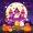 Colorful 10, variant on Manfei Cartoon Halloween Fitted Sheet Full,Autumn Pumpkin Pattern Bed Set,3pcs,1 Fitted Sheet and 2 Pillowcases