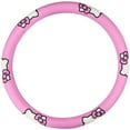 thumbnail image 3 of Hello Kitty Sanrio Car Accessories 15 Inch Universal Steering Wheel Cover Leather Durable Breathable Soft Snug Grip Protector, 3 of 7