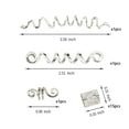 thumbnail image 2 of 6 Pcs Hair Accessories Loc Hair Jewelry for Women Braids, Dreadlock Accessories Metal Hair Clips Decoration(Multiple Styles)-style 1, 2 of 15