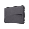 thumbnail image 3 of Lenovo Urban Carrying Case (Sleeve) for 15.6" Notebook - Charcoal Gray - Water Resistant, Drop Resistant, Scratch Resistant, Anti-slip - Polyester Fabric Body - 10.8" Height x 15.7" Width x 1.2" De..., 3 of 6