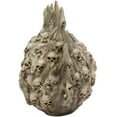 thumbnail image 2 of Ebros Large 8" Tall Ossuary Lost Souls Spirit Skull With Fire Mohawk Figurine, 2 of 6