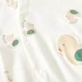thumbnail image 6 of Newborn Baby Girls Boys Cotton Romper Long Sleeved Warm Jumpsuit With Long Sleeves and Crawling Clothes White 6 Months, 6 of 7