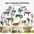 thumbnail image 4 of Honeii Cow Pattern Womens Oversized Hoodies Long Sleeve Sweatshirts Pullover Fall Outfits with Pocket-Small, 4 of 7