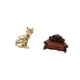 thumbnail image 5 of Figura de escritorio,Estatua de gato en estante,escritorio,oficina,decoración del hogar,Sofá miniatura para muñecas,Muebles para casa de muñecas,sofá europeo,decoración de modelo,Sillón, 5 of 8