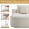 thumbnail image 5 of Leumius 68" Chaise Lounge Chair Indoor,Oversized Corduroy Upholstered Boneless Sofa Bed,Deep Seat Sleeper Couch Reading Chairs,Comfy Cloud Sofas Couches for Living Room,No Assembly Required,Beige, 5 of 11