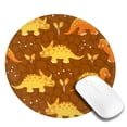 thumbnail image 2 of Disketp Dinosaurs And Leaves Small Mouse Pad 7.9x7.9 Inches,Washable Round Mousepad For Office Laptop Computer,Non-Slip Rubber Base Mouse Pads For Wireless Mouse, 2 of 8