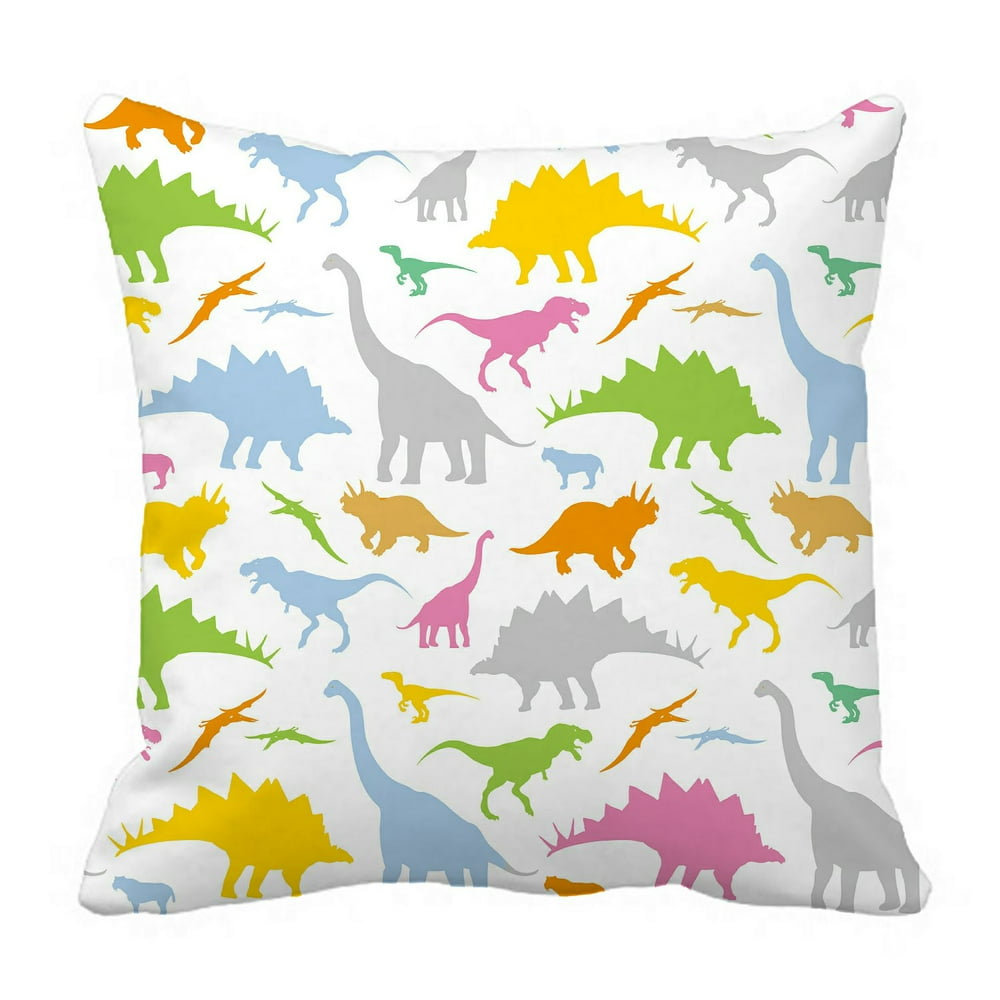 ABPHQTO Dinosaur Pattern Pillow Case Pillow Cover Pillow Protector Two