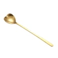 thumbnail image 4 of BUYISI Heart Shaped Gold Stainless Steel Spoon Suitable For 6Pcs Of Ice Cream Coffee Gold, 4 of 7